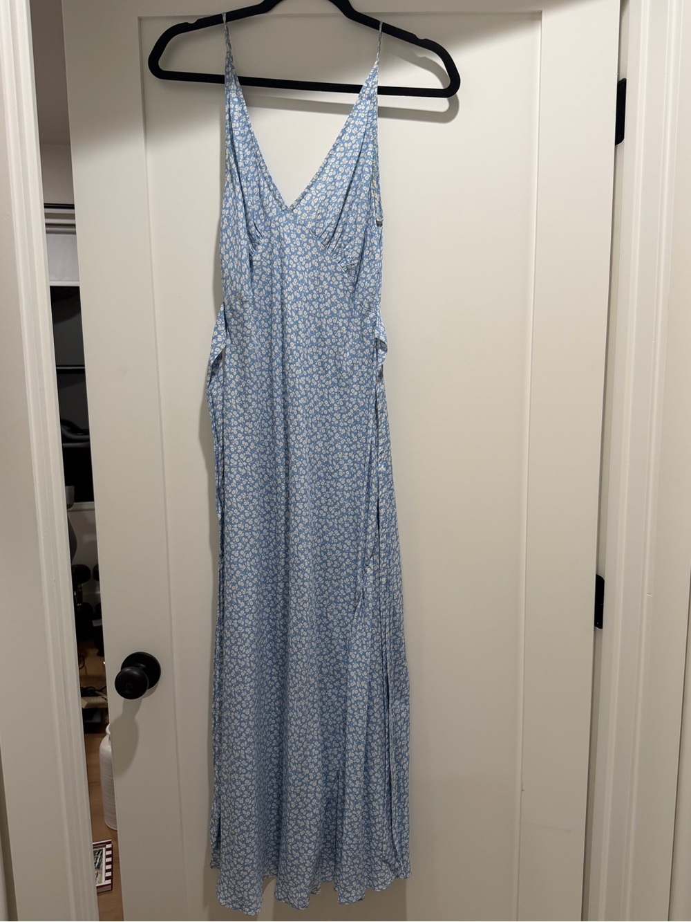Doen Light Blue Floral Dress